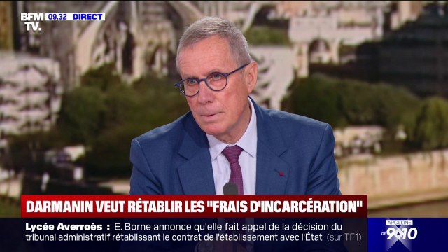 Ce n'est pas le problème prioritaire : l'ancien procureur François Molins réagit à la proposition de Gérald Darmanin de rétablir les frais d'incarcération pour les détenus