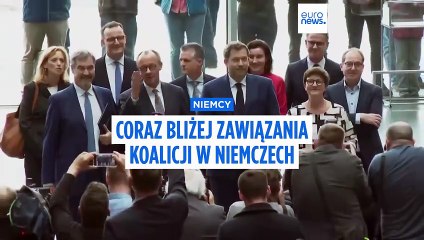 Przyszły kanclerz Niemiec Friedrich Merz ogłasza stanowiska w rządzie