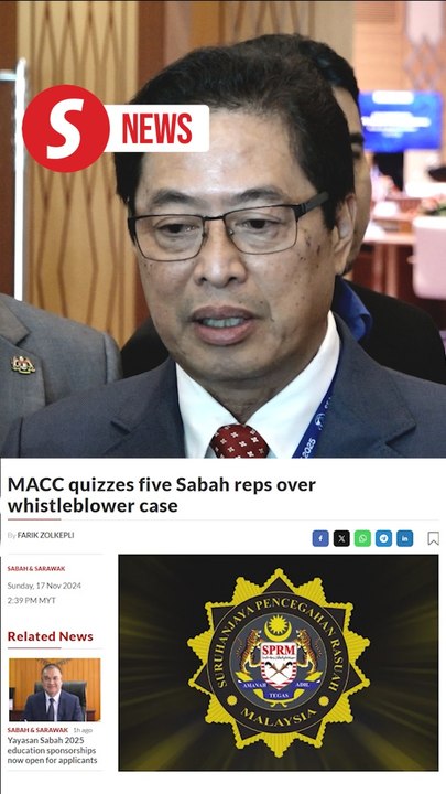 Analysis of Sabah corruption videos to be ready in a week, says MACC