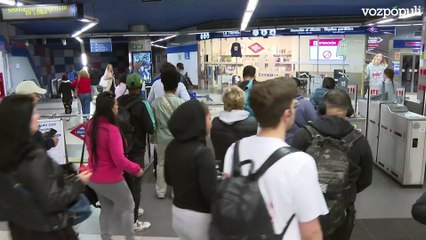 El Metro de Madrid comienza a volver a la normalidad