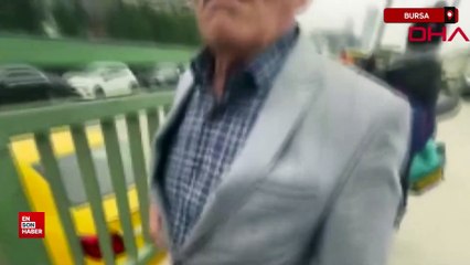 Bursa'da eşini otobüste unuttu: Panik anları görüntülendi