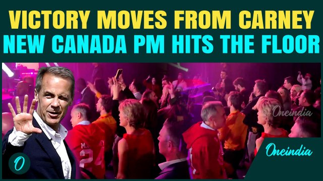 Watch: Canada’s New PM Mark Carney Dances After Victory | Liberal Base Erupts In Celebration