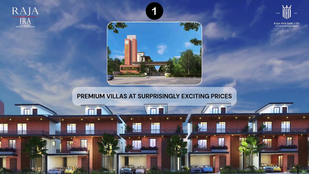 Builders in Bangalore  | Raja Housing Ltd | Villa in Bangalore