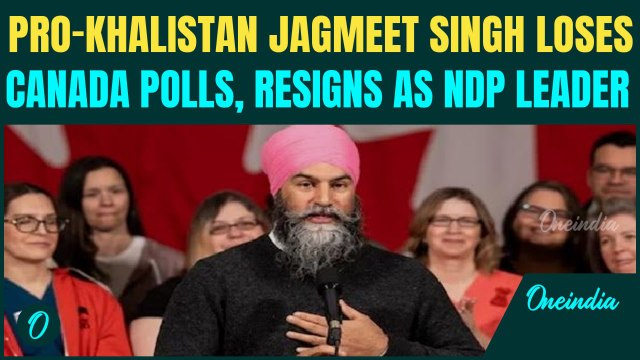 Pro-Khalistan Jagmeet Singh Crushed by Carney in Canada Election, Resigns After Embarrassing Defeat