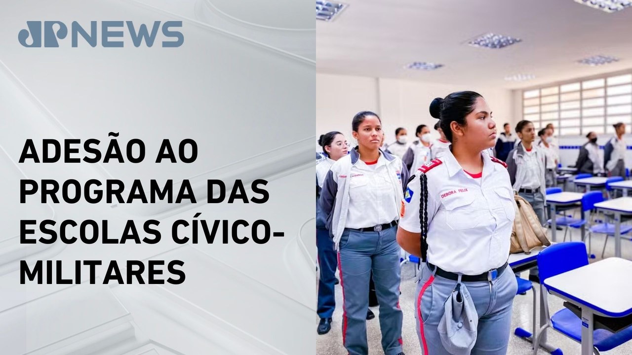 Modelo cívico-militar é adotado por 100 escolas em SP