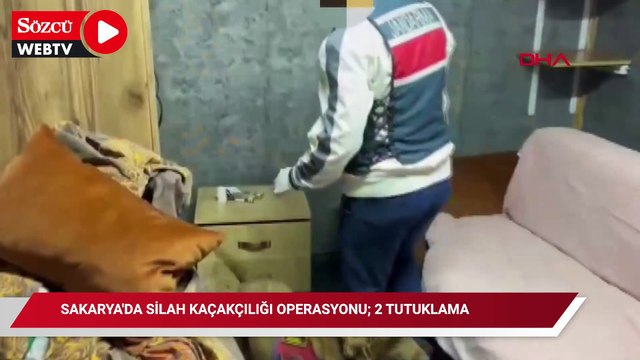 Sakarya'da silah kaçakçılığı operasyonu; 2 tutuklama
