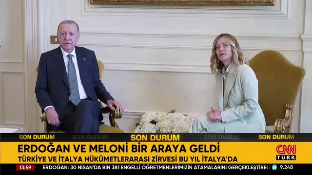 SON DAKİKA HABERİ... Cumhurbaşkanı Erdoğan İtalya'da! Roma'daki görüşmeden kareler: İşte masadaki başlıklar