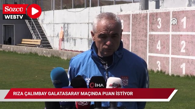 Rıza Çalımbay Galatasaray maçında puan istiyor