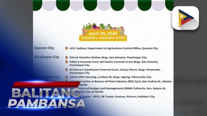 Mga Kadiwa ng Pangulo sites, nakakalat sa NCR