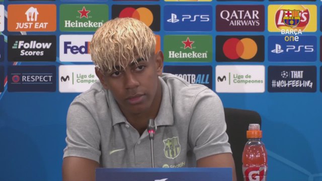 Lamine, sobre los jugadores que más le han sorprendido: Pedri, Raphinha, Íñigo...