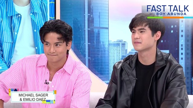 Fast Talk with Boy Abunda: Michael Sager at Emilio Daez, may girlfriend na ba? (Episode 584)