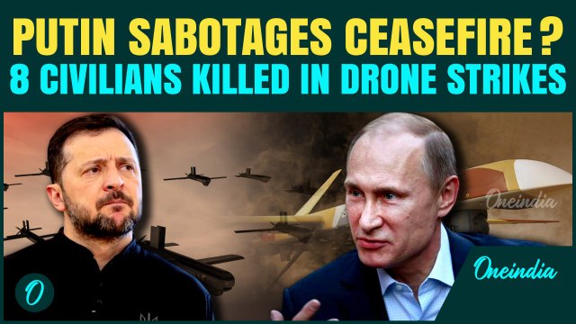 Russian Drone Strike Kills 8 Overnight | Is Putin Sabotaging Ceasefire With Civilian Attacks?