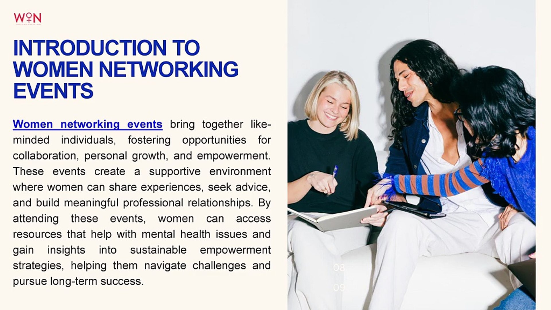 ⁣Women Networking Events