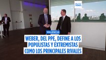 Los populistas y los extremistas son los principales competidores del PPE, dice Manfred Weber a 'Euronews'