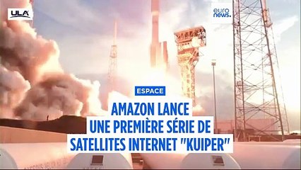 Amazon lance une première série de 27 satellites Internet dans le cadre de sa mission "Kuiper"