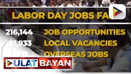 Mahigit 200-K na trabaho iaalok sa job fair ngayong May 1, ayon sa DOLE