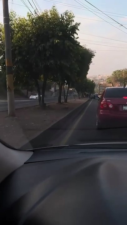 Accidente en el bulevar Fuerzas Armadas de Tegucigalpa