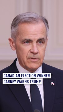 Canadian election winner Carney warns Trump