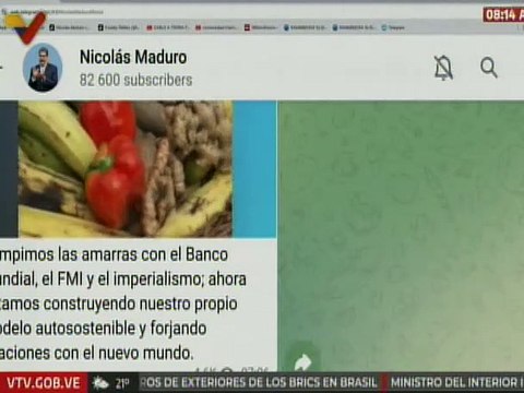 Pdte. Nicolás Maduro: Rompimos las amarras con el Banco Mundial, el FMI y el imperialismo