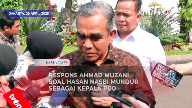 Respons Ahmad Muzani soal Hasan Nasbi Mundur Sebagai Kepala PCO