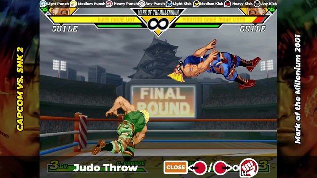 GUILE MOVE LIST - Capcom vs. SNK 2 (CVS2)