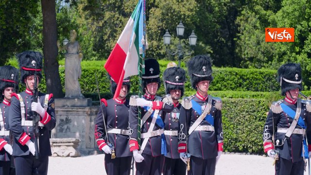 La premier Meloni accoglie a Villa Doria Pamphilj il Presidente Turco Erdogan