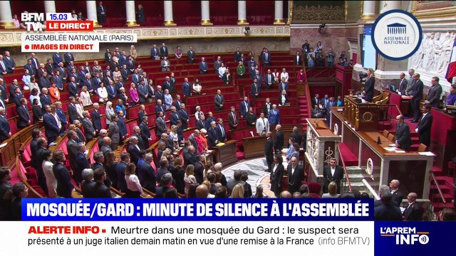Meurtre d’Aboubakar Cissé dans une mosquée du Gard: une minute de silence observée à l’Assemblée nationale