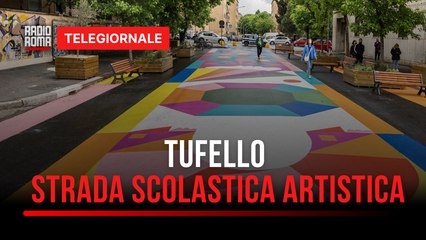 Tufello, a via Monte Ruggero la prima strada scolastica "artistica"