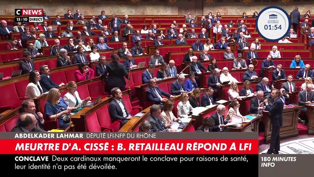Tension à l'Assemblée Nationale: Bruno Retailleau dénonce l'indignation sélective de La France Insoumise qui veut diviser la France , après avoir été accusé par un député LFI d'être responsable d'une montée du racisme anti-musulmans