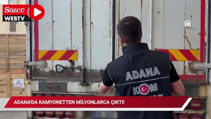 Adana'da kamyonetten milyonlarca çıktı! 2 kişi gözaltına alındı