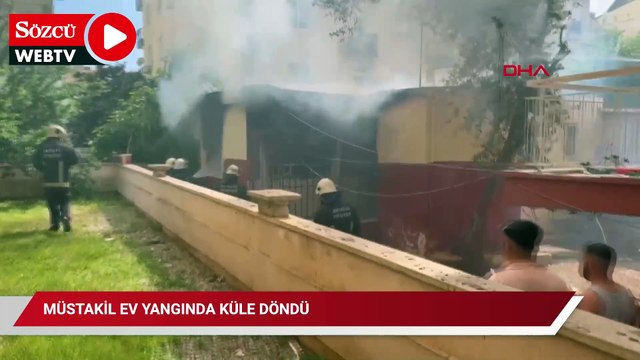 Müstakil ev yangında küle döndü