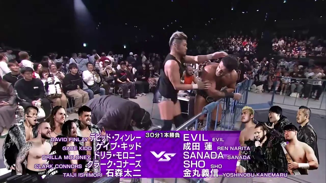 EVIL, Ren Narita, SANADA, SHO & Yoshinobu Kanemaru vs Clark Connors, David Finlay, Drilla Moloney, Gabe Kidd & Taiji Ishimori: Wrestling Hizen no Kuni (4/29/2025)