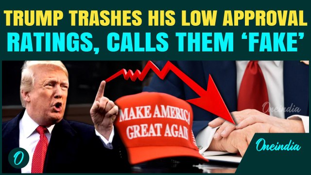 ‘Fake News, Fake Polls, Sick People!’: Trump Explodes After Lowest 100-Day Rating in 70 Years| Watch