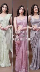 Elegance at Peak in This Chic Saree Look