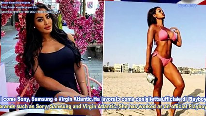 Tabby Brown-   modella glamour (Londra, 29 aprile 1985 – Stati Uniti, 17 ottobre 2023) 38anni