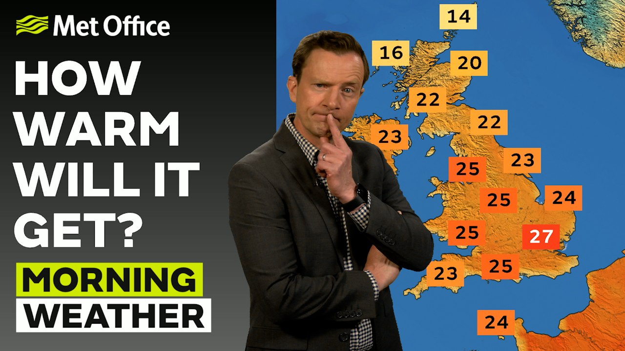 Met Office Morning Weather Forecast 30/04/25 – Mist clearing, bright start