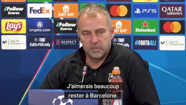 Barcelone - Flick sur son avenir : J'aimerais beaucoup rester ici
