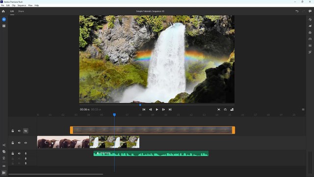 Adobe Premiere Rush 14 Locking, Hiding and Muting Contents