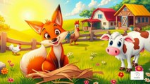 🦊 Penny the Playful Fox – Pranks, Laughter & Friendship Lessons! 🐮🌞