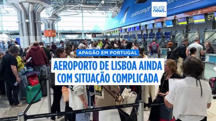 Aeroporto de Lisboa ainda com situação complicada após apagão