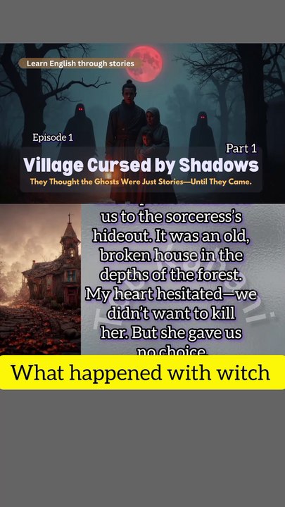 Witch send shadows in village