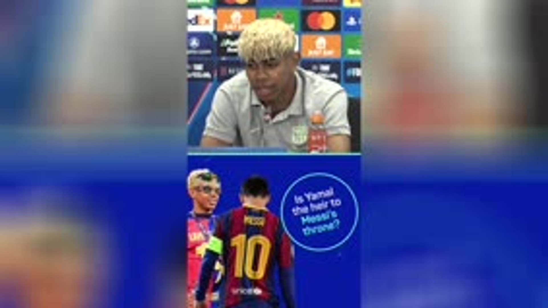 ⁣Yamal rejects Messi comparisons
