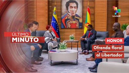 Primer Ministro de Granada honra al Libertador durante visita a Venezuela