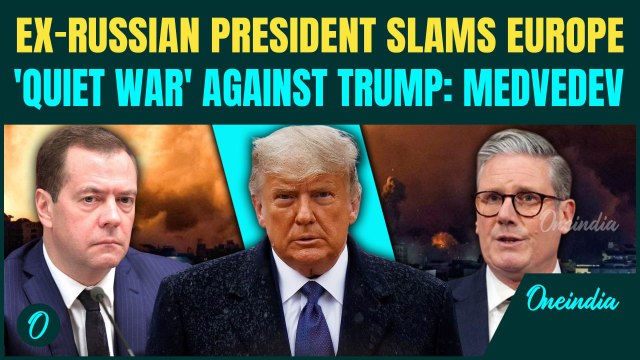 EX Russian President Medvedev Claims Western Europe Is Waging ‘Quiet War’ Against Trump
