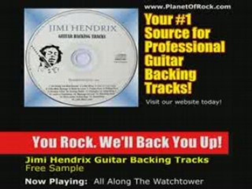 Jimi Hendrix All Along The Watchtower Guitar Backing Track