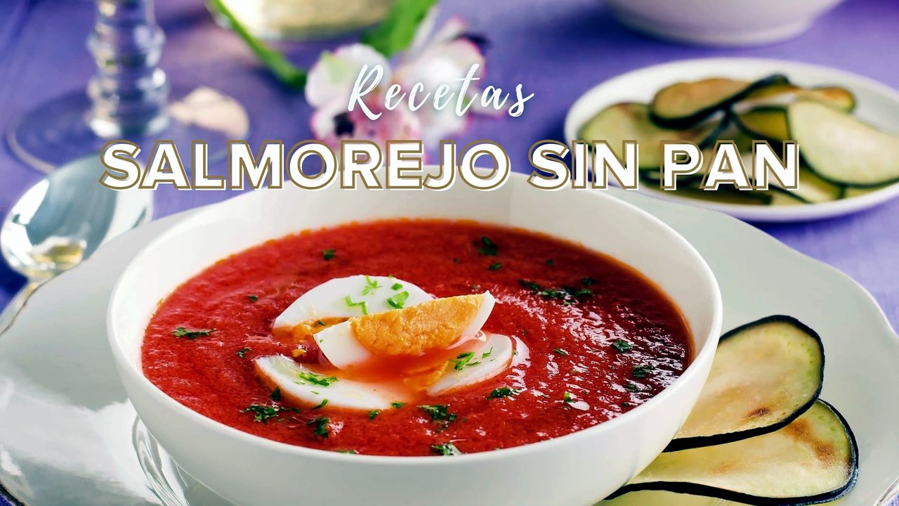 Receta: salmorejo sin pan