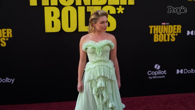 Florence Pugh Electrifies the Thunderbolts* L.A. Premiere in Timeless Pastel Gown