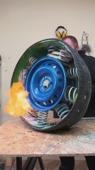 Springs Instead of Rubber... Will This DIY Wheel Roll? 🔩