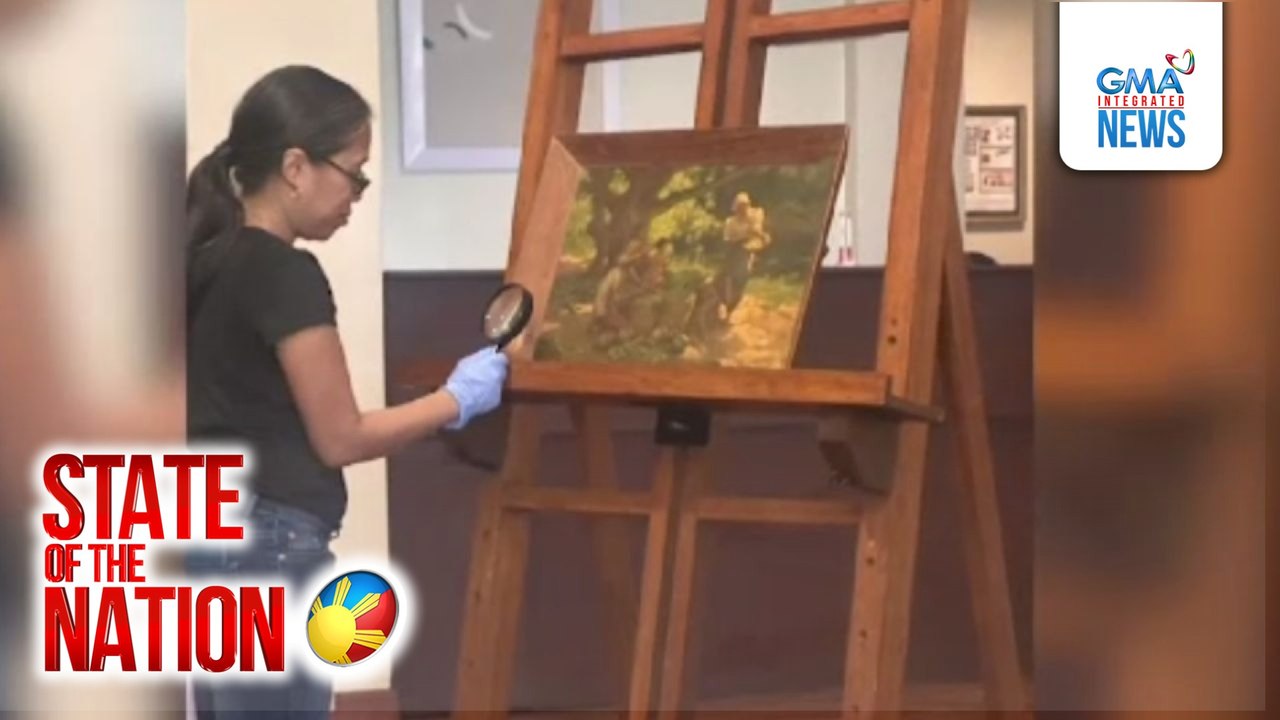 Obrang "Mango Harvesters" ni Fernando Amorsolo, naibalik na sa Hofileña Museum | SONA