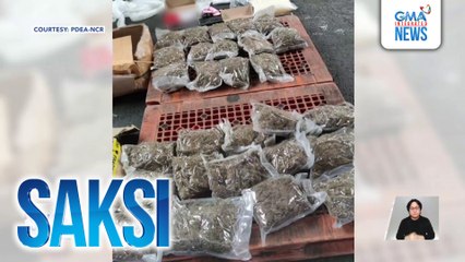 P101M halaga ng hinihinalang marijuana, nasabat sa balikbayan boxes | Saksi
